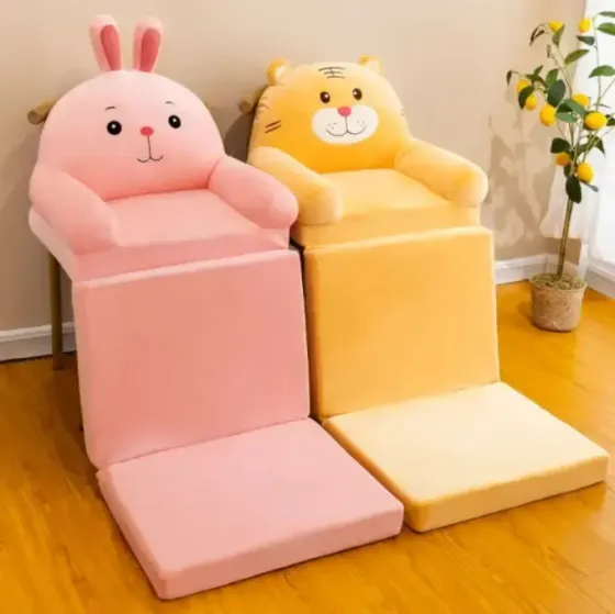 Мягкое детское кресло плюшевое, мягкое кресло-кровать для детей Коломыя