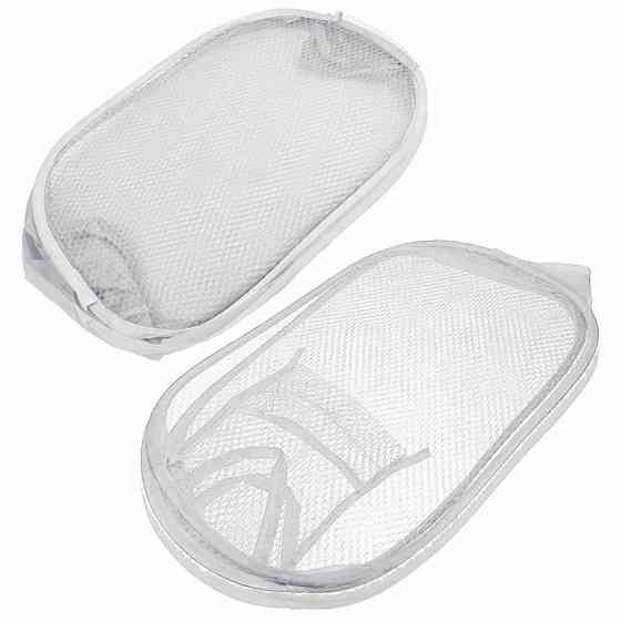 Корзина для белья в ванную комнату, корзина для вещей складная в сетку Белая 31х31х51 см Каменец-Подольский