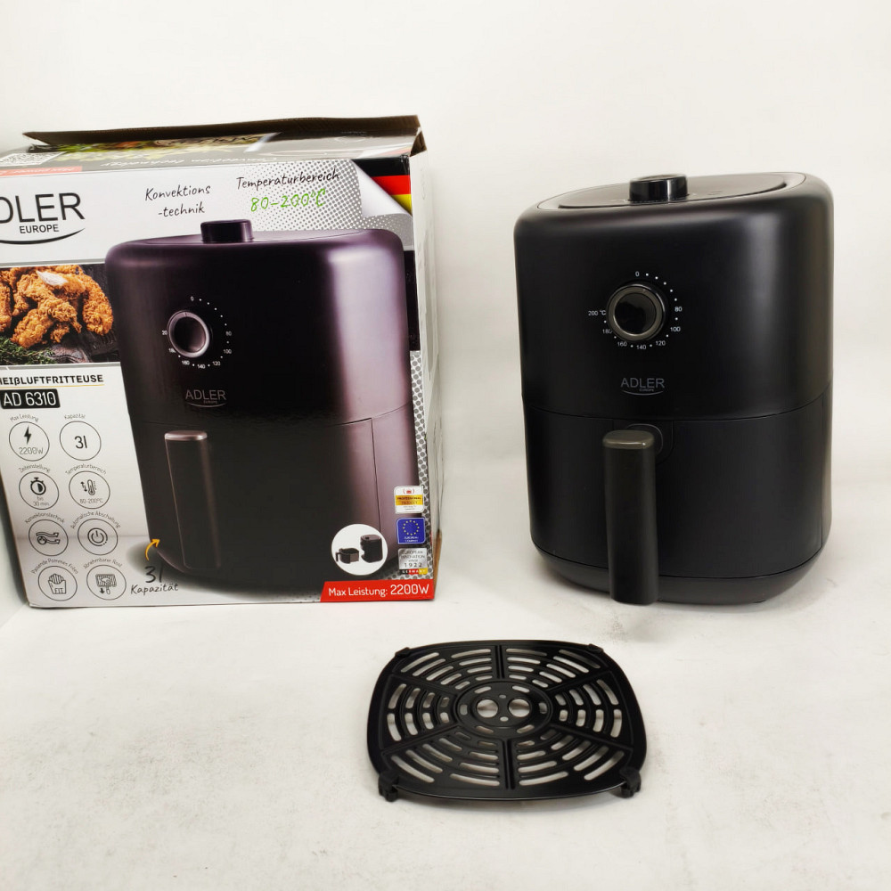 Аерогриль для запікання та смаження Adler, Настільна фритюрниця, Фритюрниця для повітряної фритюрниці HD-32 Львів - фото 8