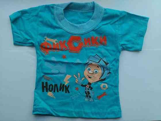 Футболка детская 69-72 см голубой Киев