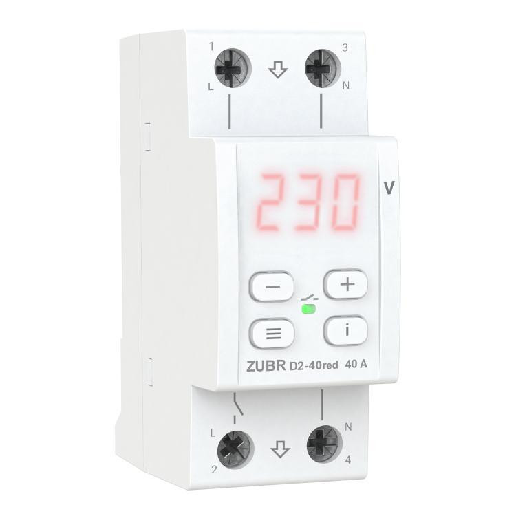 Реле напруги D2-40 red ZUBR Харків - фото 4