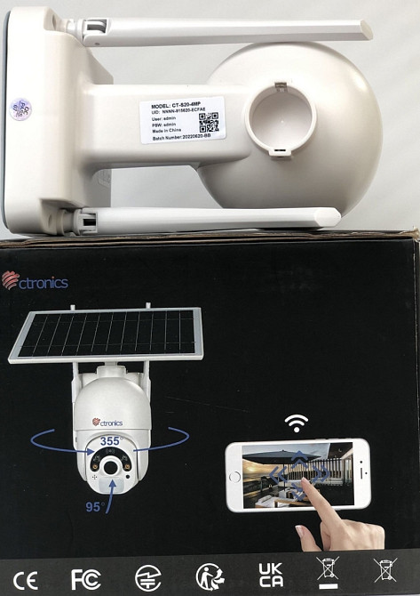 Камера Відеоспостереження Вулична Відеокамера Нагляду Ctronics 4МП 2.5. Харків - фото 2