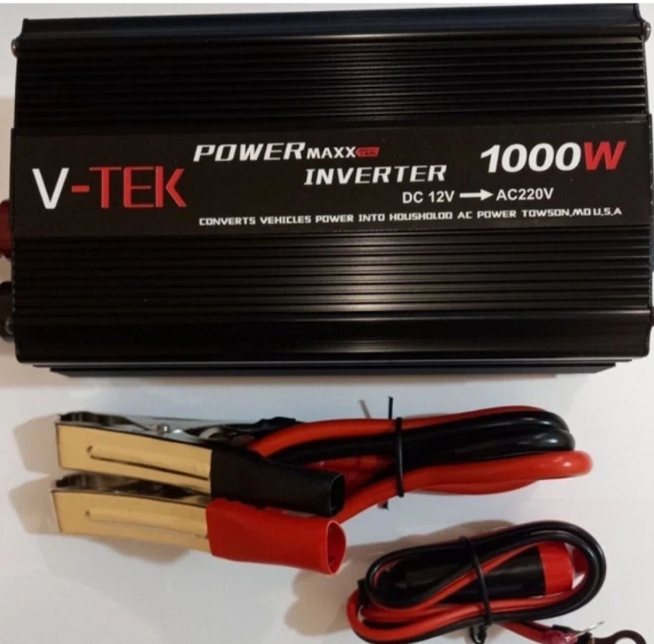 Інвертор Перетворювач напруги автомобільний V-TEK 1000W 12/220 В. Київ - фото 6