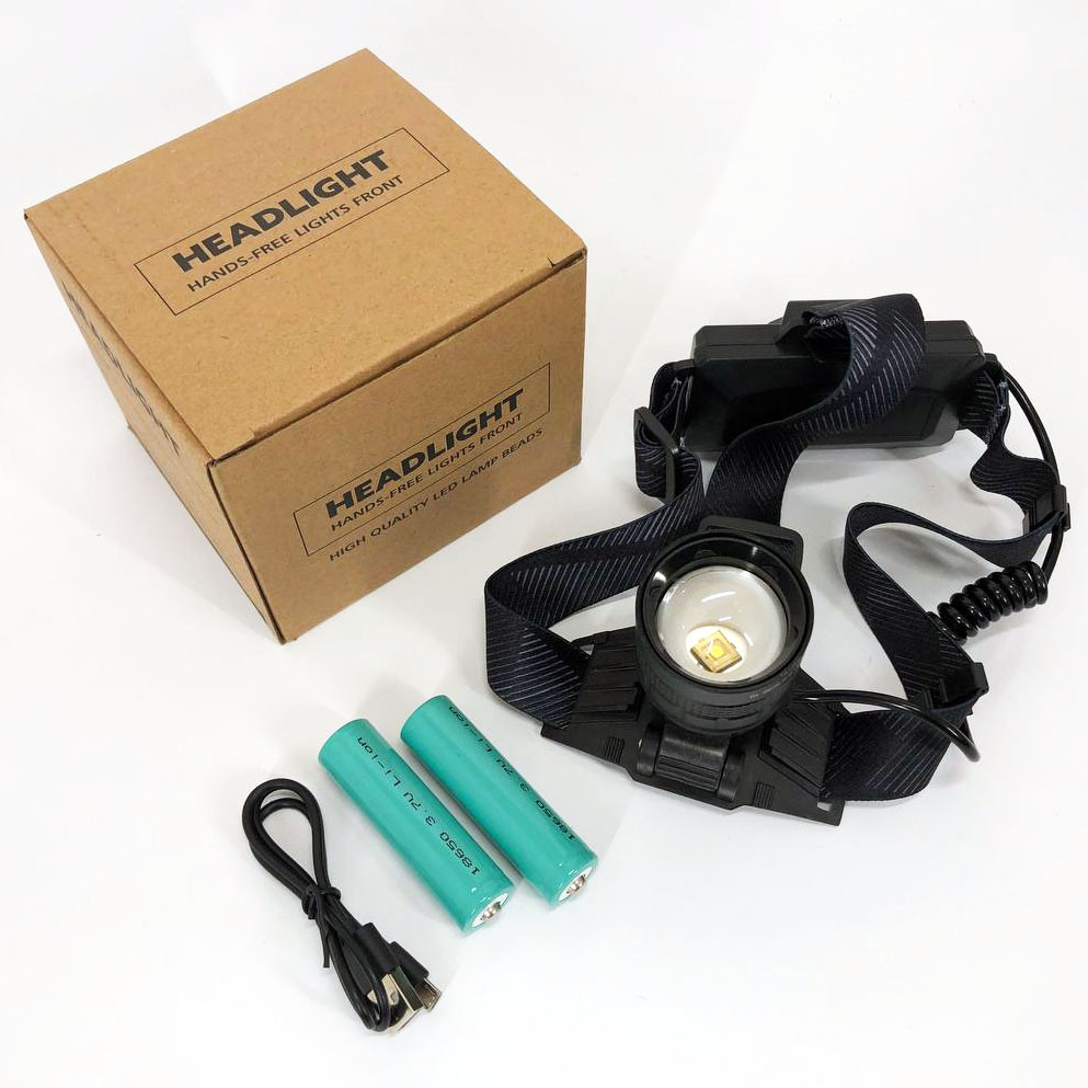 Фонарь на голову для бега Bailong BL-8076-2-GT100, Головной фонарь аккумуляторный светодиодный мощный WJ-31 Львов - изображение 7