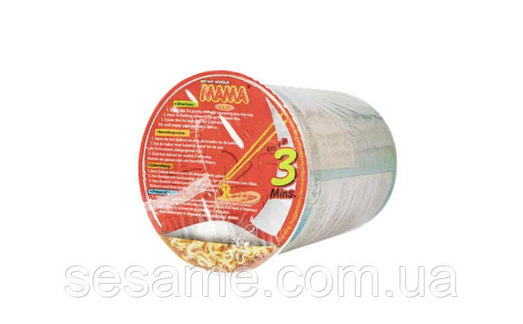 Лучшая лапша быстрого приготовления в стакане с креветкой MAMA 70 г Харьков - изображение 3