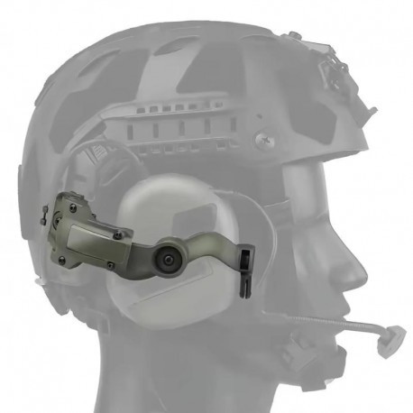 Крепление наушников ARM NEXT S40 | Крепление чебурашка на шлем Олива. a00020 Одесса - изображение 4