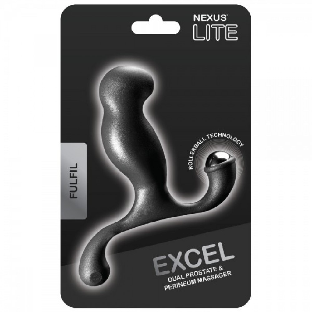 Массажер простаты Nexus Excel Black с массажером промежности Sex Aura Киев - изображение 2