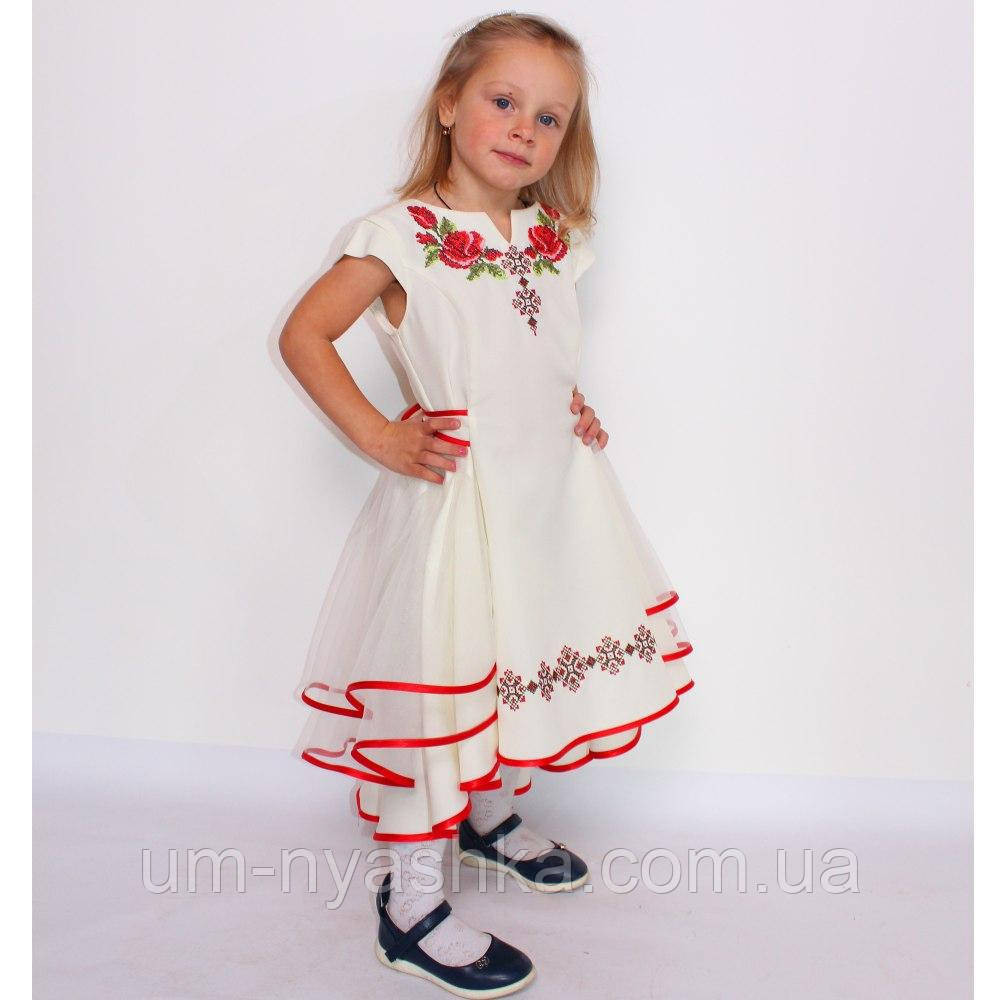 Дитяче вишите плаття вишиванка "Мальвіна-Зоряна" Кривий Ріг - фото 3
