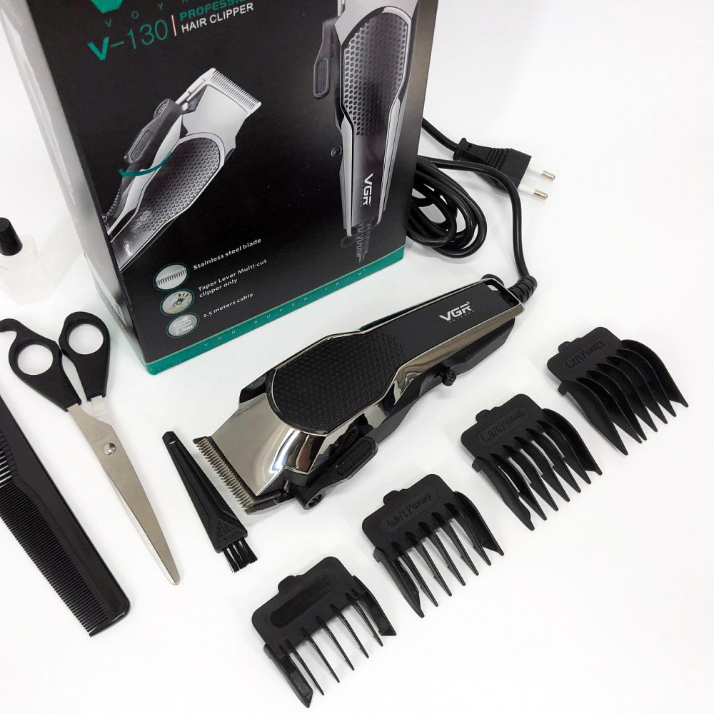 Тример для самостійної стрижки волосся VGR, Машинка для стрижки волосся з універсальним живленням MP-30 Львів - фото 2