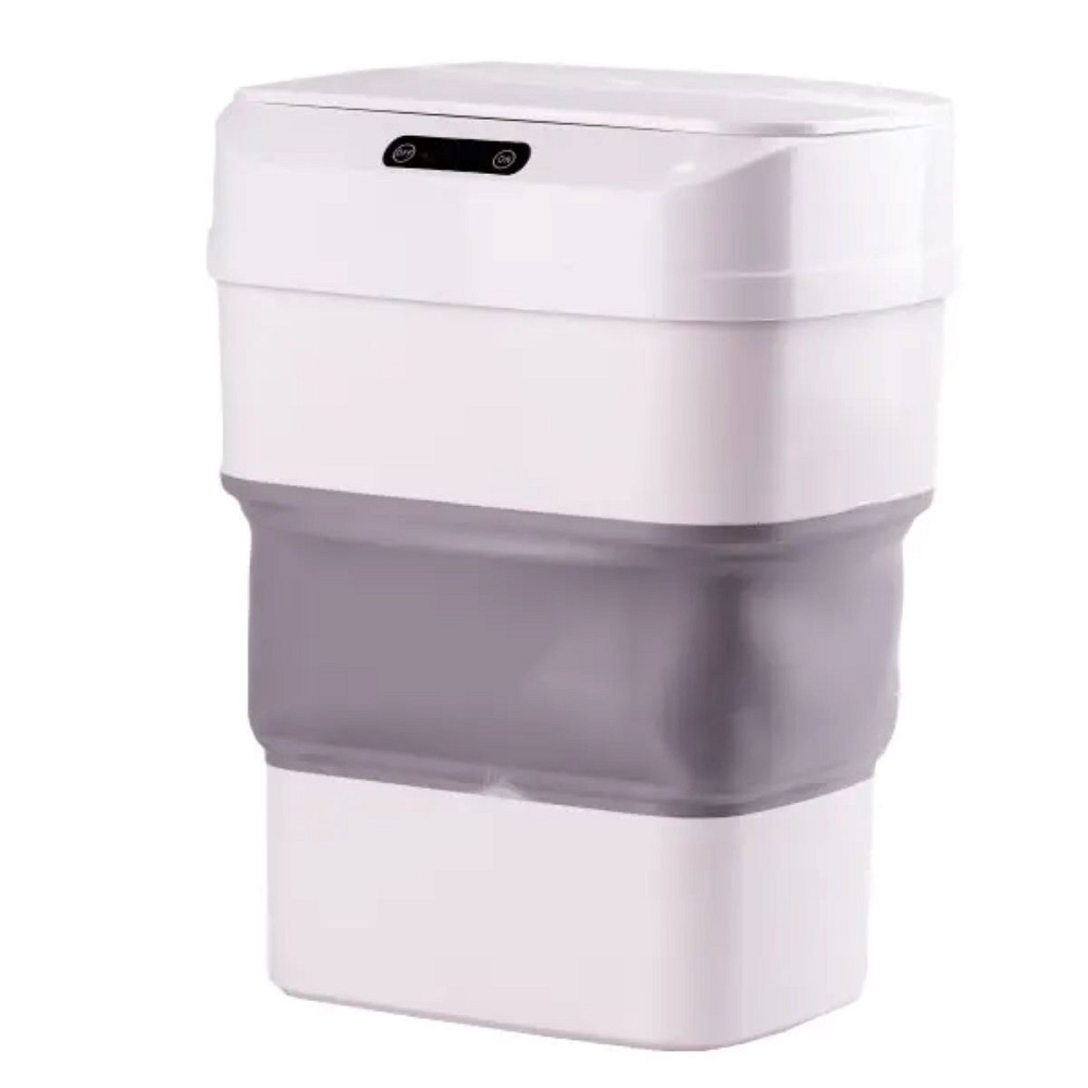 Houhai Industrial Відро для сміття складане із сенсорною кришкою від 8 л до 17.5 л сірий HPLN1 Коломыя - изображение 3