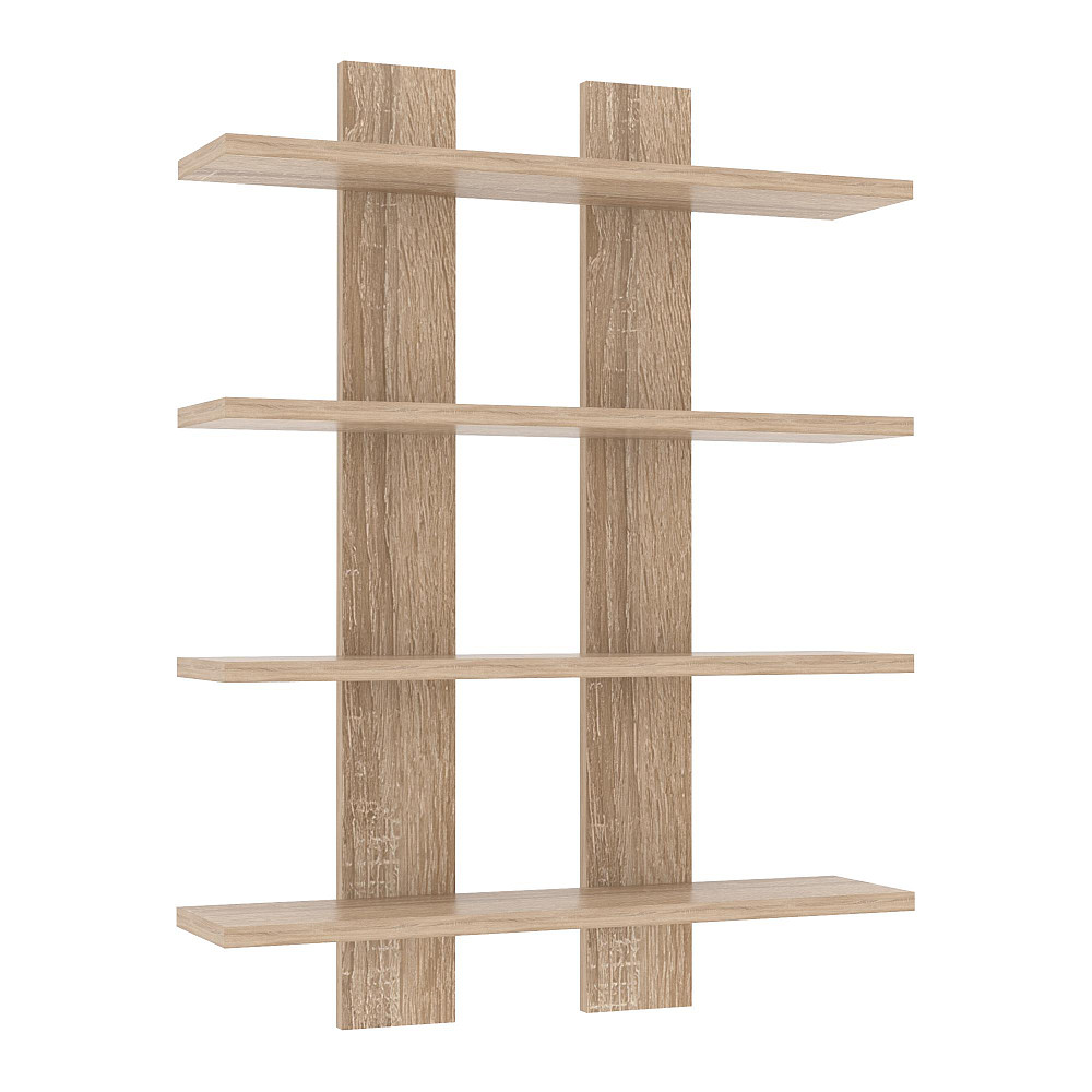 Полиця навісна П-4, Дуб Сонома, 600/120/800 Львів - фото 1