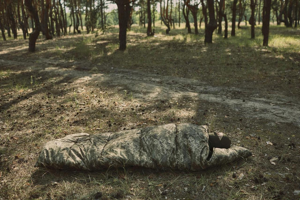 Військовий зимовий спальний мішок на флісі водонепронекний спальник з ковдрою та капюшоном розміром 220*73   WAR Львів - фото 4