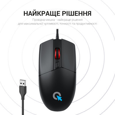 Мишка OfficePro M115 USB Black (M115) Вінниця - фото 5