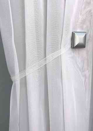 Магниты для штор и гардин Квадрат двусторонние набор 2 шт Серебристый (81-139) Киев