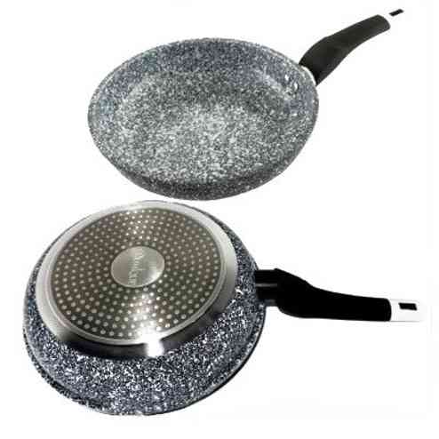 Сковороди без масла Unique, Кулінарна сковорода з антипригарним покриттям, Лита алюмінієва сковорода XK-17 Івано-Франківськ