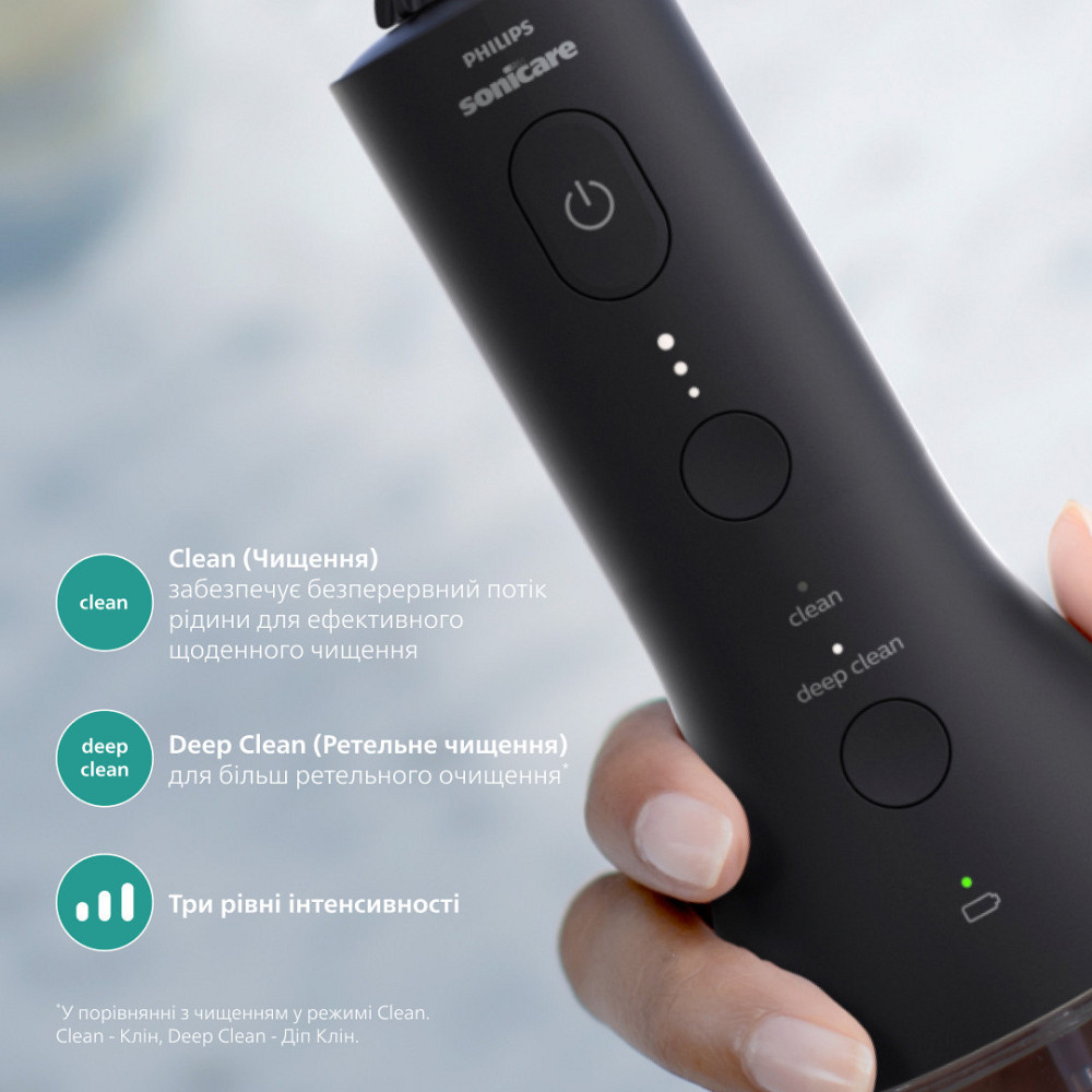 Іригатор Philips Sonicare Cordless Power Flosser 3000 HX3826/33 ( Black ) Харьков - изображение 11