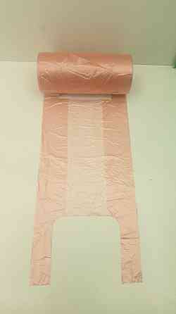 Майка фасовочная в рулоне 400шт  №22х45 Розовая (1 рул) Харьков