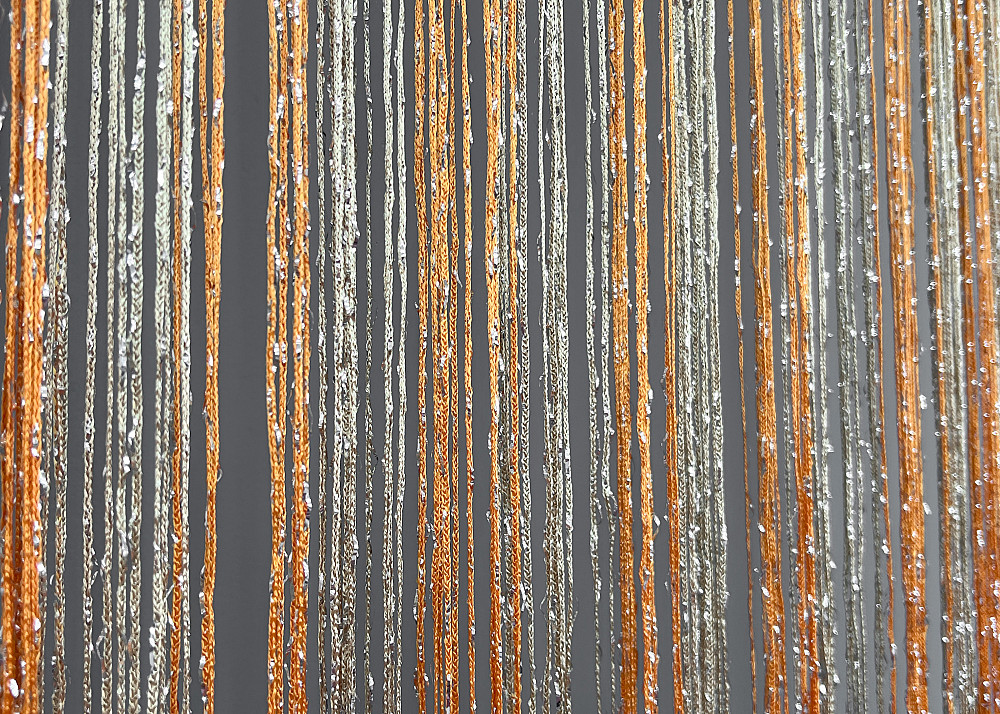 Штори-нитки з люрексом Помаранчевий з бежевим 300х300см 1 шт (61-119) Київ - фото 6