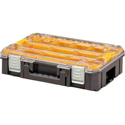 Ящик для інструментів DeWALT TSTAK, прозора кришка, 10 чашок, IP54 (DWST82968-1) Вінниця