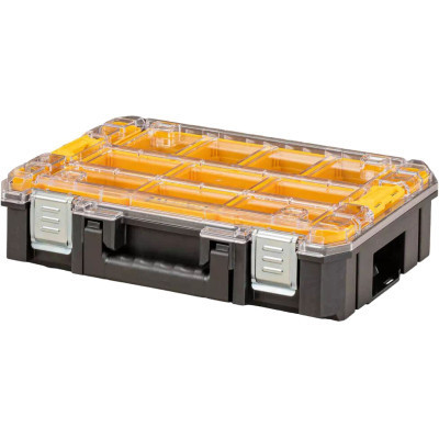 Ящик для инструментов DeWALT TSTAK, прозрачная крышка, 10 чашек, IP54 (DWST82968-1) Винница - изображение 1