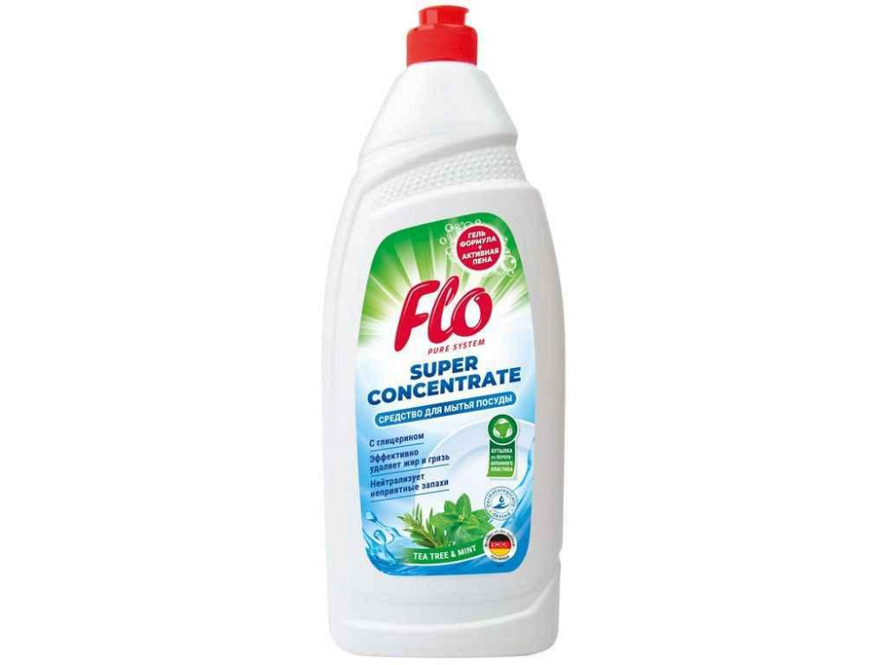 Засіб-концентрат для миття посуду 900мл Tea Tree Mint ТМ FLO   Solmir Київ - фото 1