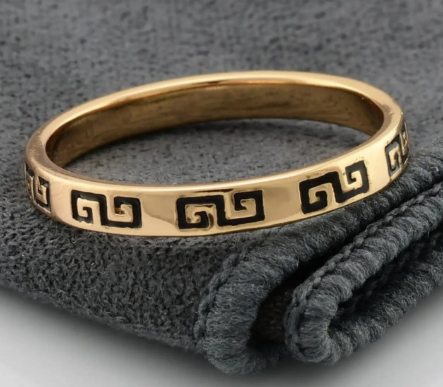 Кільце Xuping позолота РО, 17 розмір (ширина 3мм) Київ - фото 1