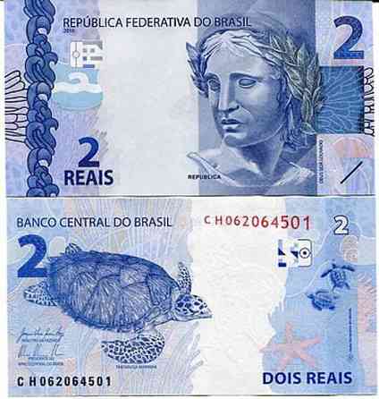 Бразилия/Brazil 2 Reais 2010 UNC Полтава