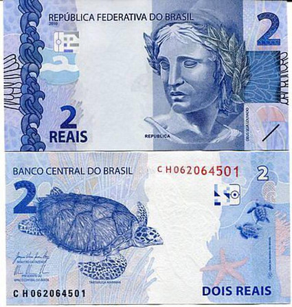 Бразилия/Brazil 2 Reais 2010 UNC Полтава - изображение 1