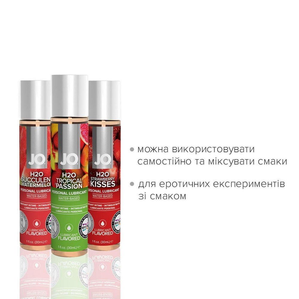 Набор JO Tri-Me Triple Pack — Flavors (3×30 мл) три разных вкуса оральных смазок Sex Aura Киев - изображение 2