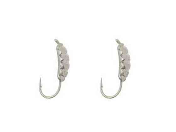 Мормишка вольфрам Опариш з вушком 3мм 0,58г silver (2шт/уп) ТМ FISHING ROI Київ