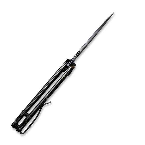 Нож складной карманный Civvi Elementum, (7.5 см) Damascus / Carbon Fiber серый Киев
