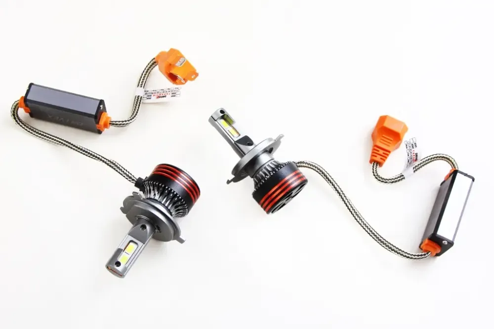 Лампа диодна H4 12В 11500m/6000K/60Вт/CSP3570 DriveX з кулером Вінниця - фото 1