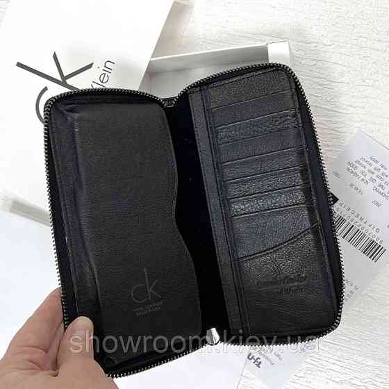 Мужской кожаный клатч на молнии (1342) Киев