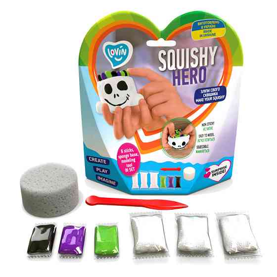 Набір для ліплення з повітряним пластиліном Squishy Scary Ghost ТМ Lovin 70126 Вінниця