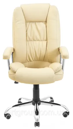 Офисное Кресло Руководителя Richman California Fly 2207 Хром М1 Tilt Бежевый Днепр