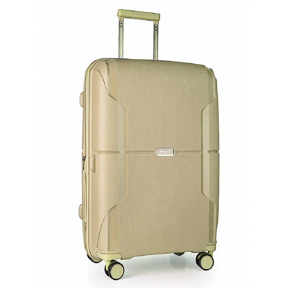 Валіза пластикова AIRTEX 245 велика 77 см  шампань Київ - фото 1