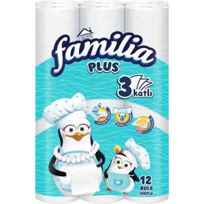 Паперові рушники Familia 90 відривів 3 шари 12 рулонів (8690536011148) Вінниця