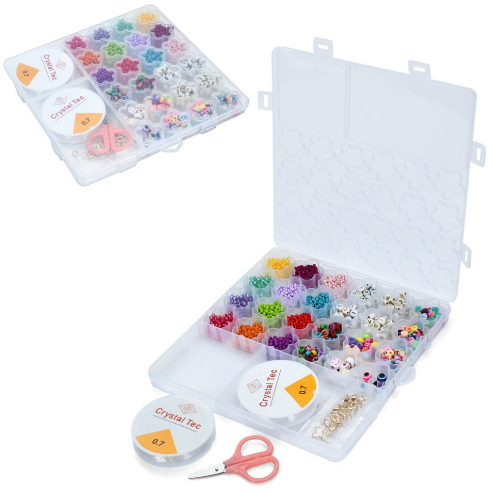 Набір бісеру для виготовлення креативних аксесуарів A103-15E, нитки, намистини Вінниця - фото 1