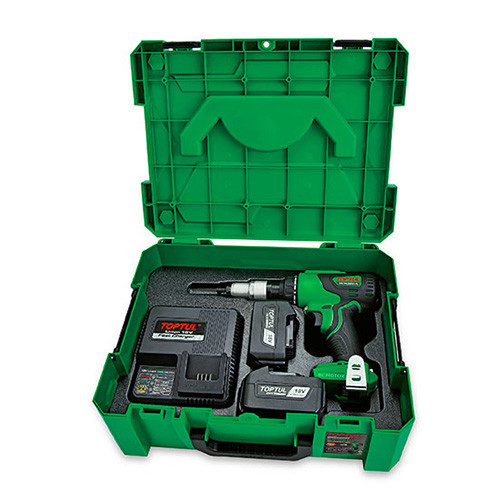 Заклепник акумуляторний під нарізні заклепки M4, M5, M6, M8 11000N 0-1422об/хв TOPTUL KPNP008ME Чернігів - фото 2