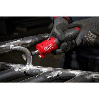 Аккумуляторная цанговая прямошлифмашина M12FDGS-422B FUEL MILWAUKEE (акум 2Аг, аккум. 4Аг, зарядное устройство, лаванда 6 мм, цанга 8 м Одесса - изображение 6