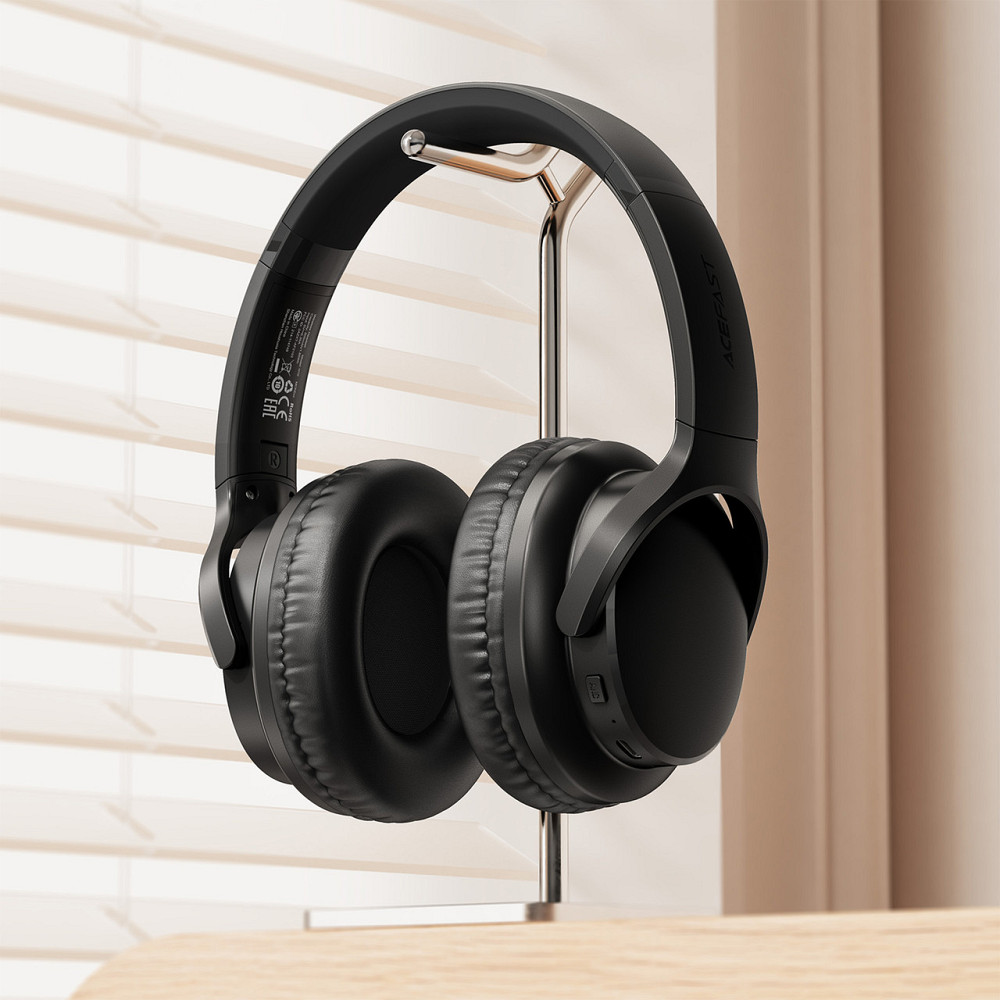 Бездротові накладні навушники ACEFAST H10 wireless headset Black Одеса - фото 7
