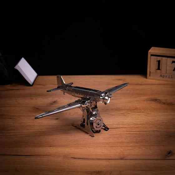 Колекційна модель-конструктор Metal Time Remarkable Douglas Літак DC-3 механічний (MT057) Харків