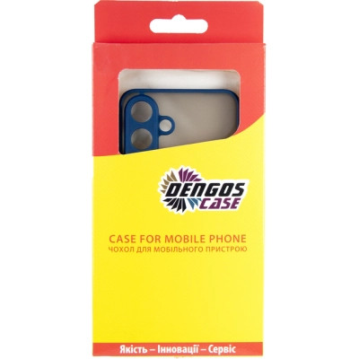 Чехол для мобильного телефона Dengos Kit Samsung Galaxy S25 Matte + glass (Blue) (DG-KM-142) Винница - изображение 4