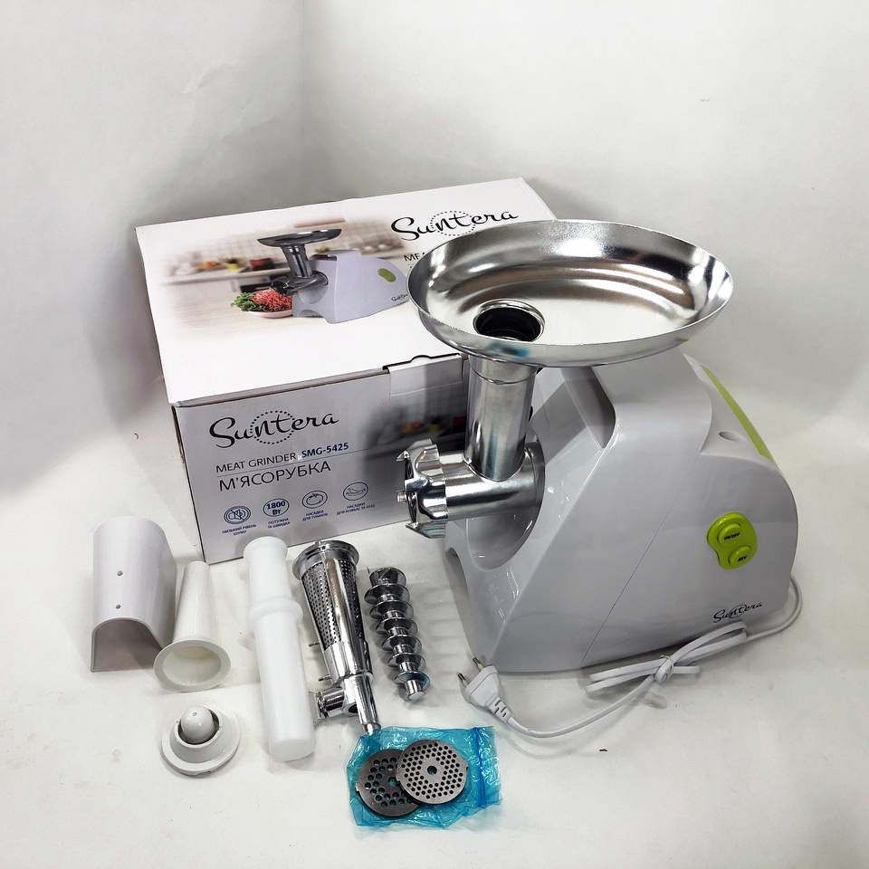 М'ясорубка з насадками для нарізання овочів, М'ясорубка 3 в 1 'металева WQ-65 Львів - фото 8