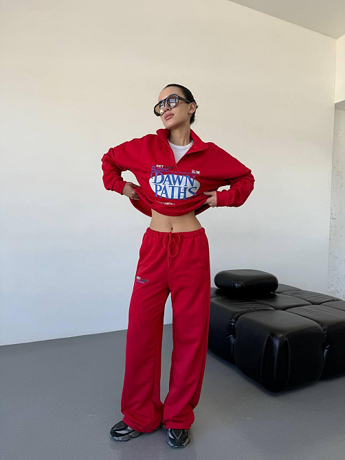 Женский прогулочный костюм двойка турецкая петля-пенье 100% хлопок Одесса - изображение 5