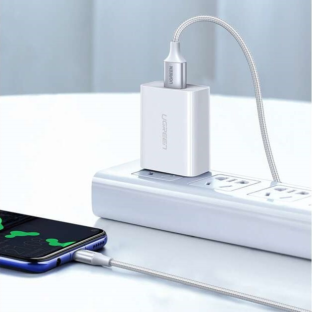Кабель UGREEN USB-A до USB-C 1м (Білий) Київ - фото 3