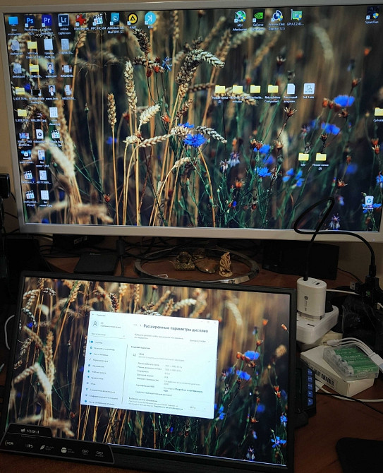 Портативный монитор 15.6 дюймов с динамиками, 1920х1080 IPS, 60 hz Киев - изображение 2