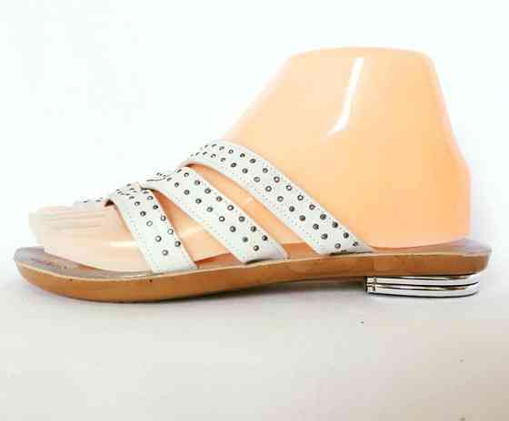 Женские Тапочки Шлёпанцы Сланцы Вьетнамки Белые (размеры: 36) Днепр