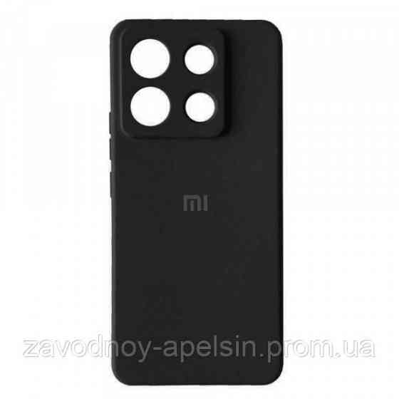 Xiaomi Redmi Note 13 Pro 5G Силиконовый чехол Микрофибра (черный) Одесса