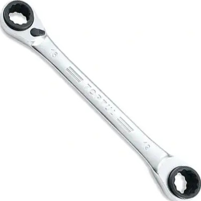 Ключ Toptul накидной с двойной трещоткой 72 зубца Pro-Series 8x11-10x9м, 150мм (ABAD0811) Винница - изображение 1